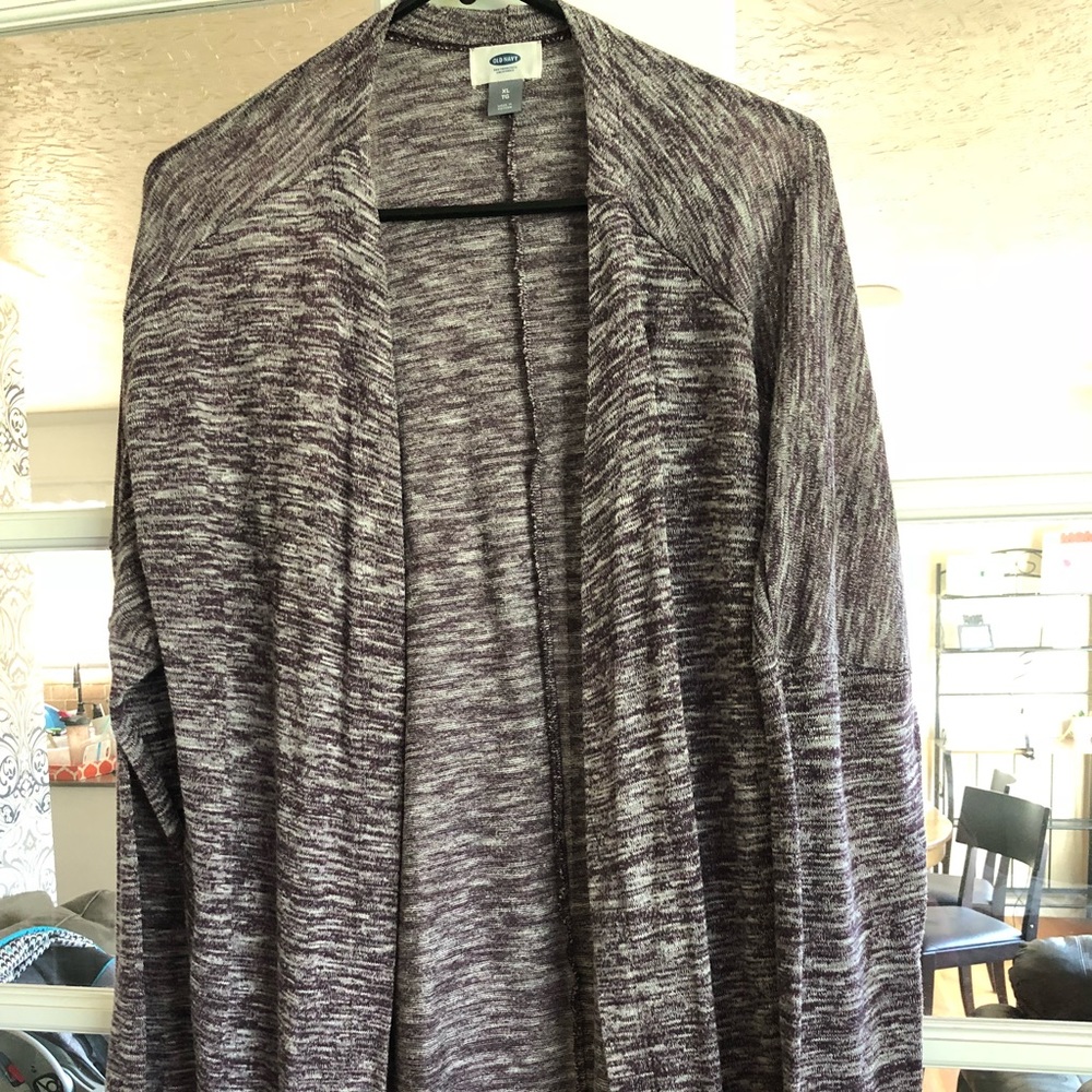 Old navy purple heathered shawl